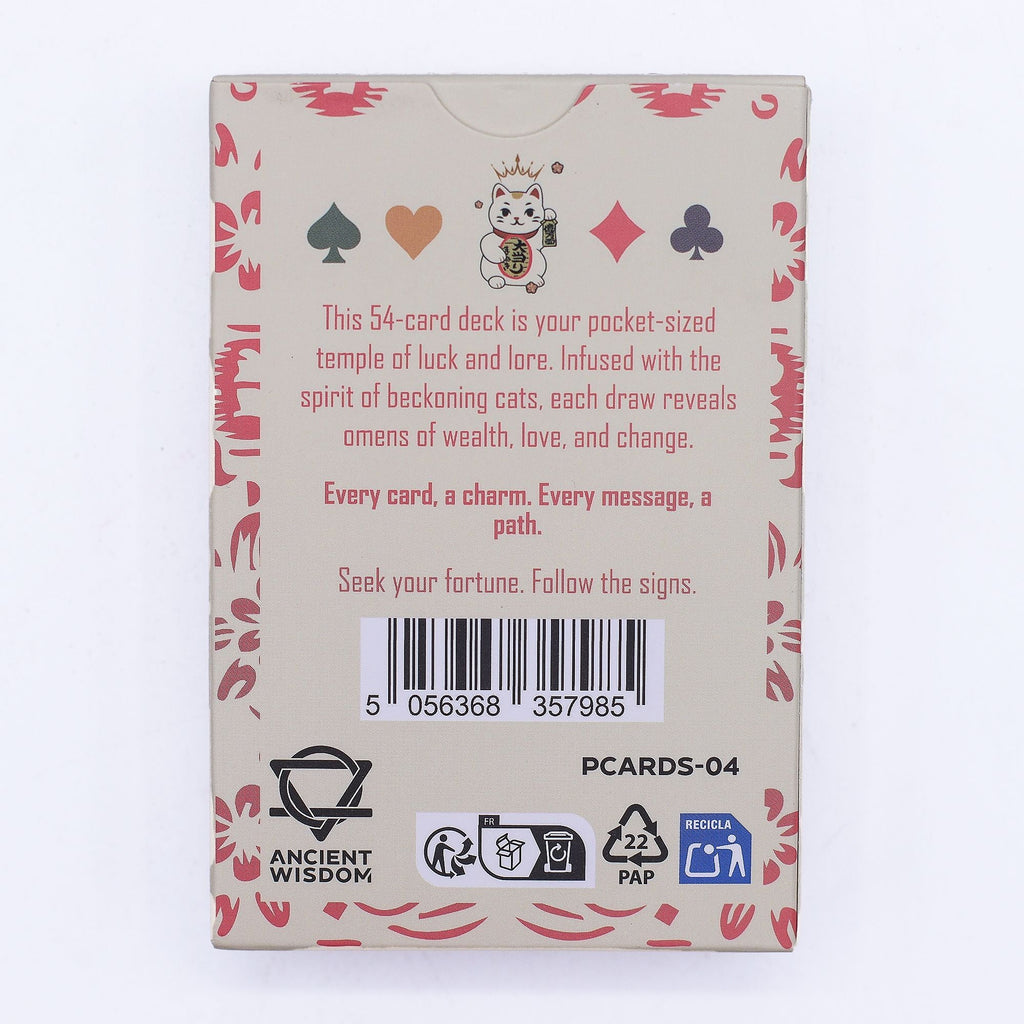 Fortune Cats Playing & Oracle Cards- Maneki Neko Deck Cards