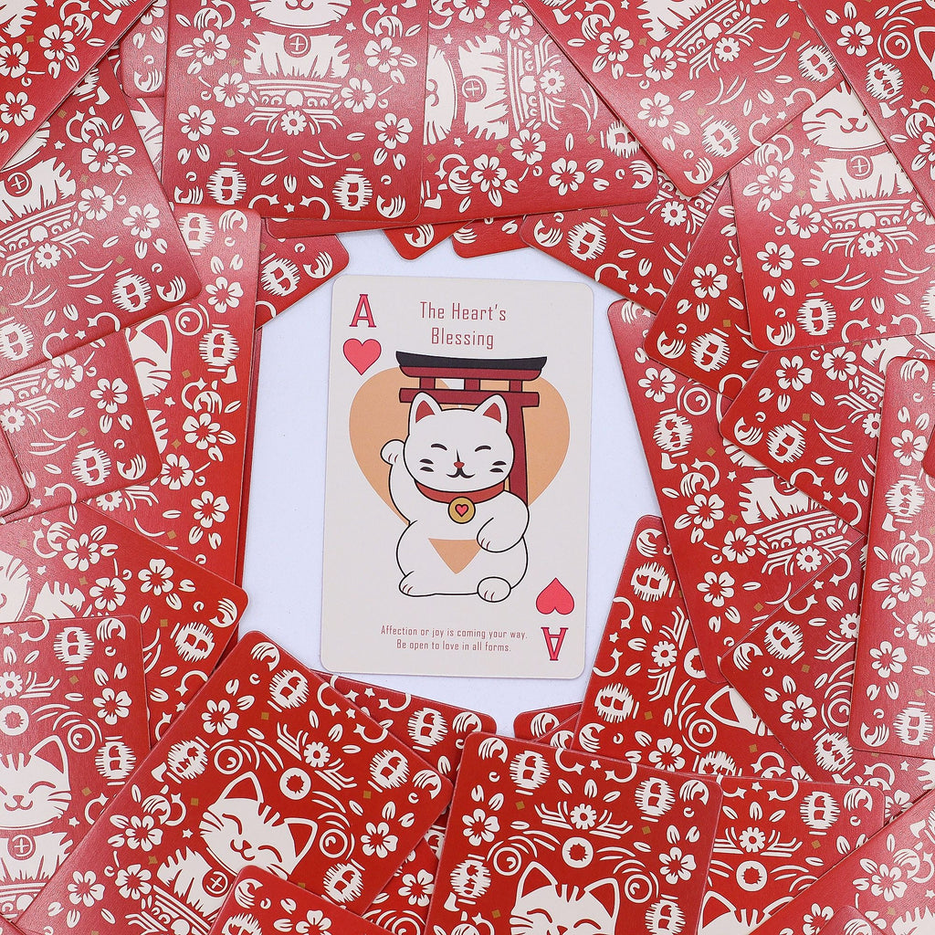 Fortune Cats Playing & Oracle Cards- Maneki Neko Deck Cards