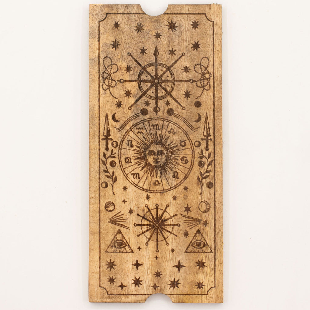 Four Section Tarot Box with Card Holder Storage & Reading Boxes