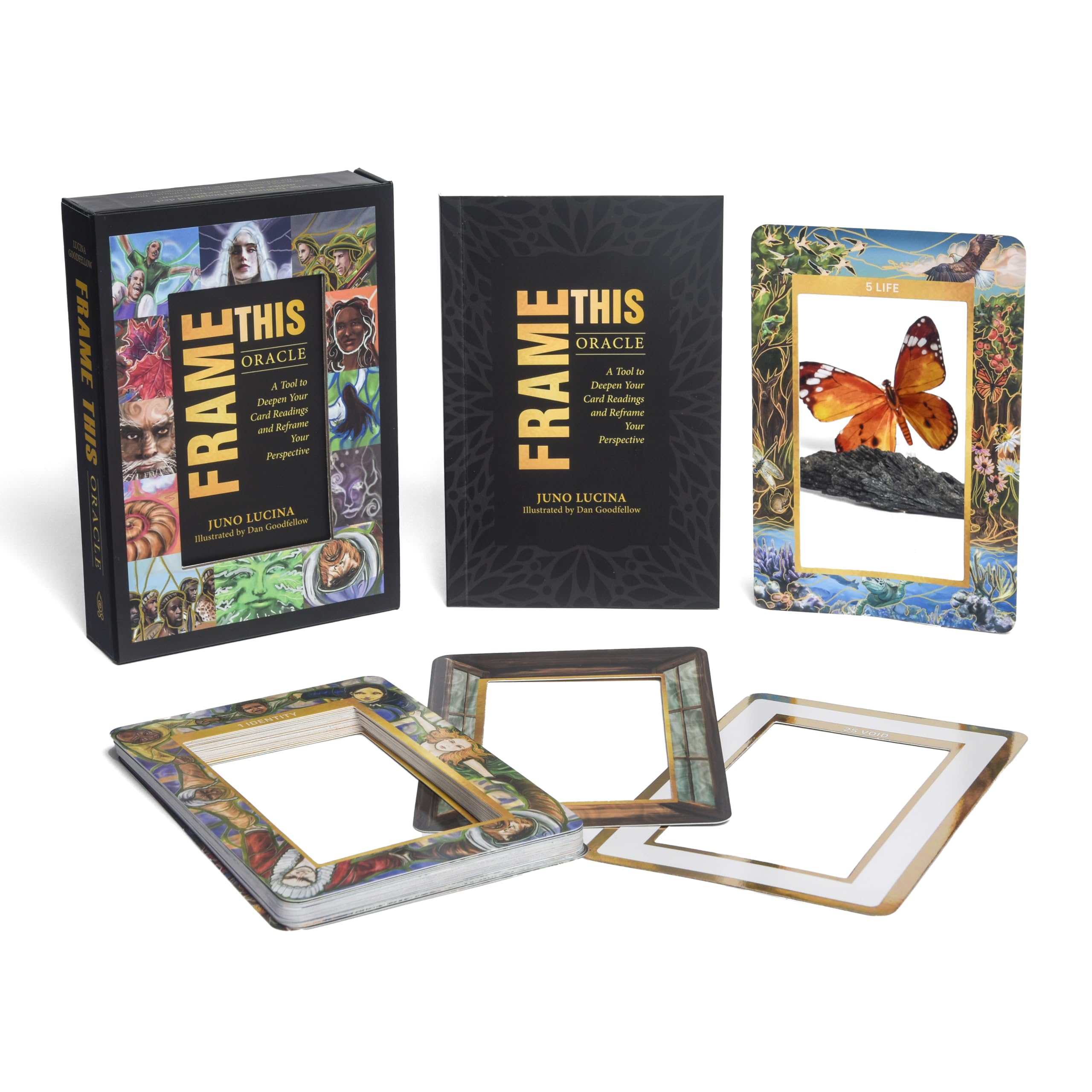 Frame This Oracle (Oracle Frames and Guidebook Box Set): A Tool to Deepen Your Card Readings Reframe Perspective