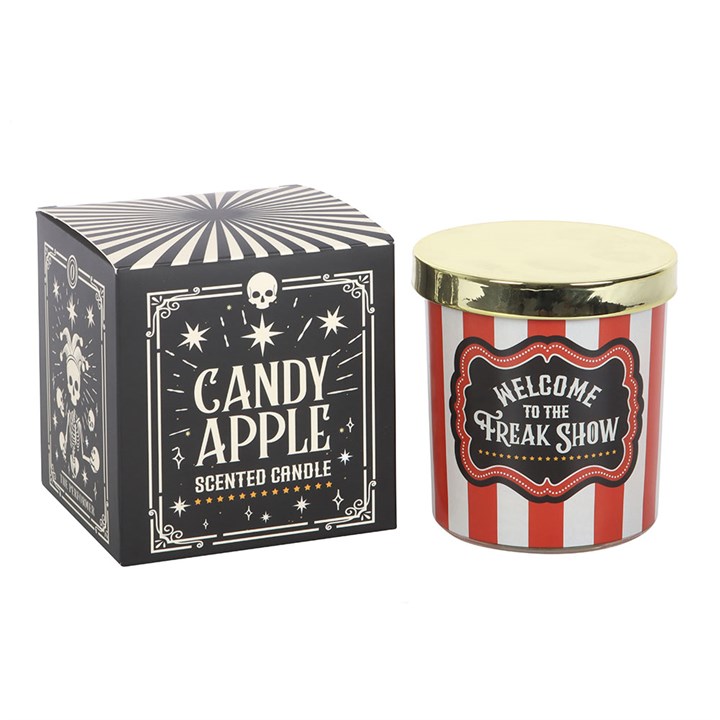 Freak Show Candy Apple Candle