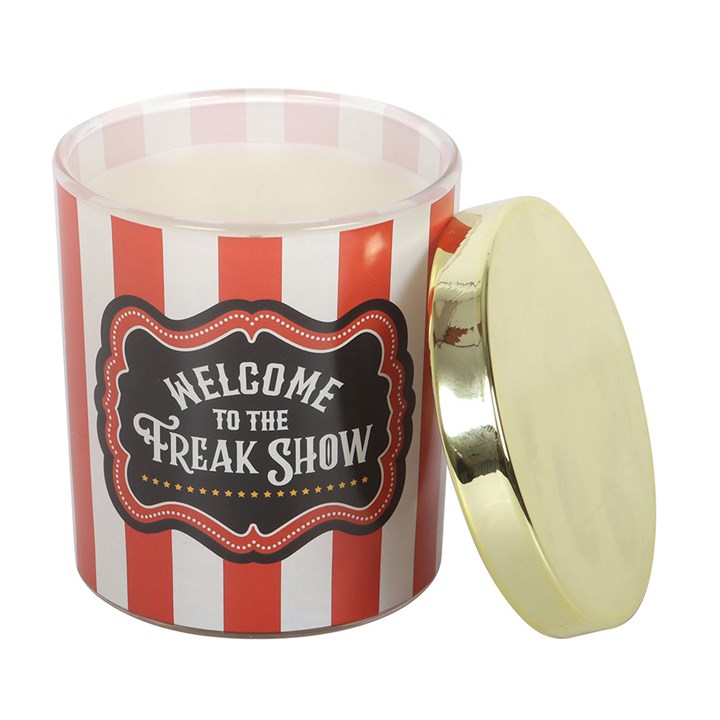 Freak Show Candy Apple Candle