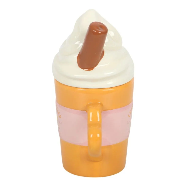 Fresh Brewed Pumpkin Spice Latte Lidded Mug