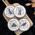 Frightful Folk Coaster Set