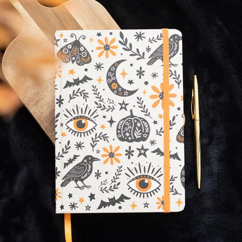Frightful Folk Print A5 Notebook