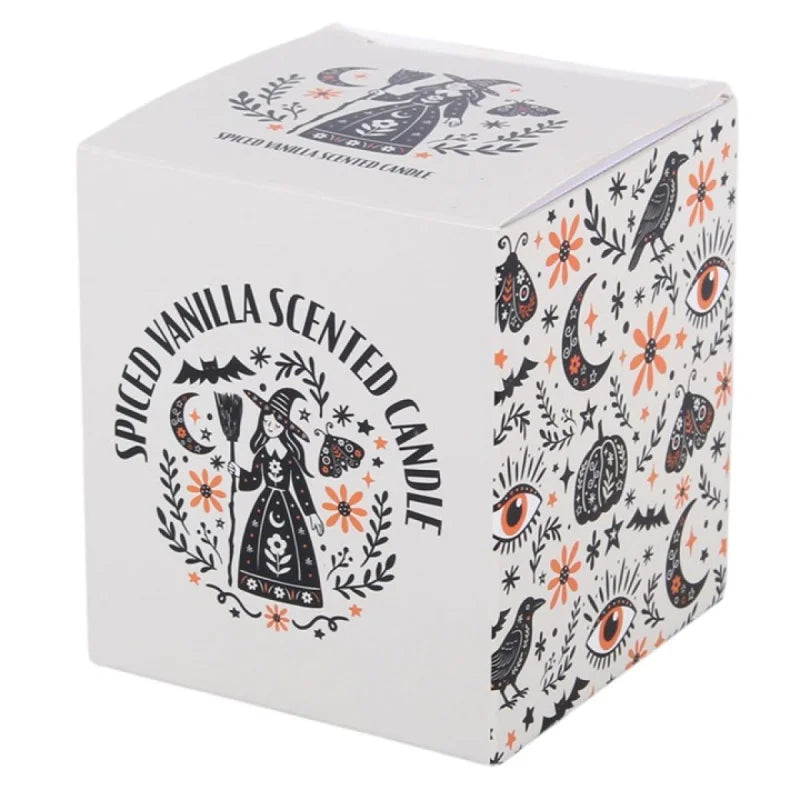 Frightful Folk Print Spiced Vanilla Scented Candle