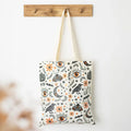 Frightful Folk Print Tote Bag