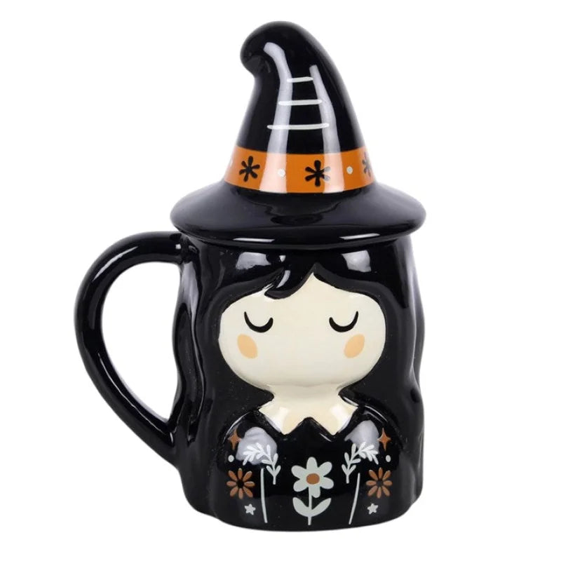 Frightful Folk Witch Lidded Mug