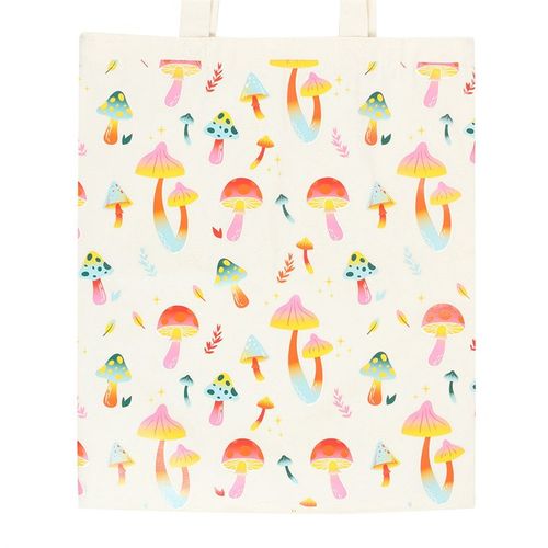 Funky Fungi Mushroom Print Polycotton Tote Bag at Witch, Please!.