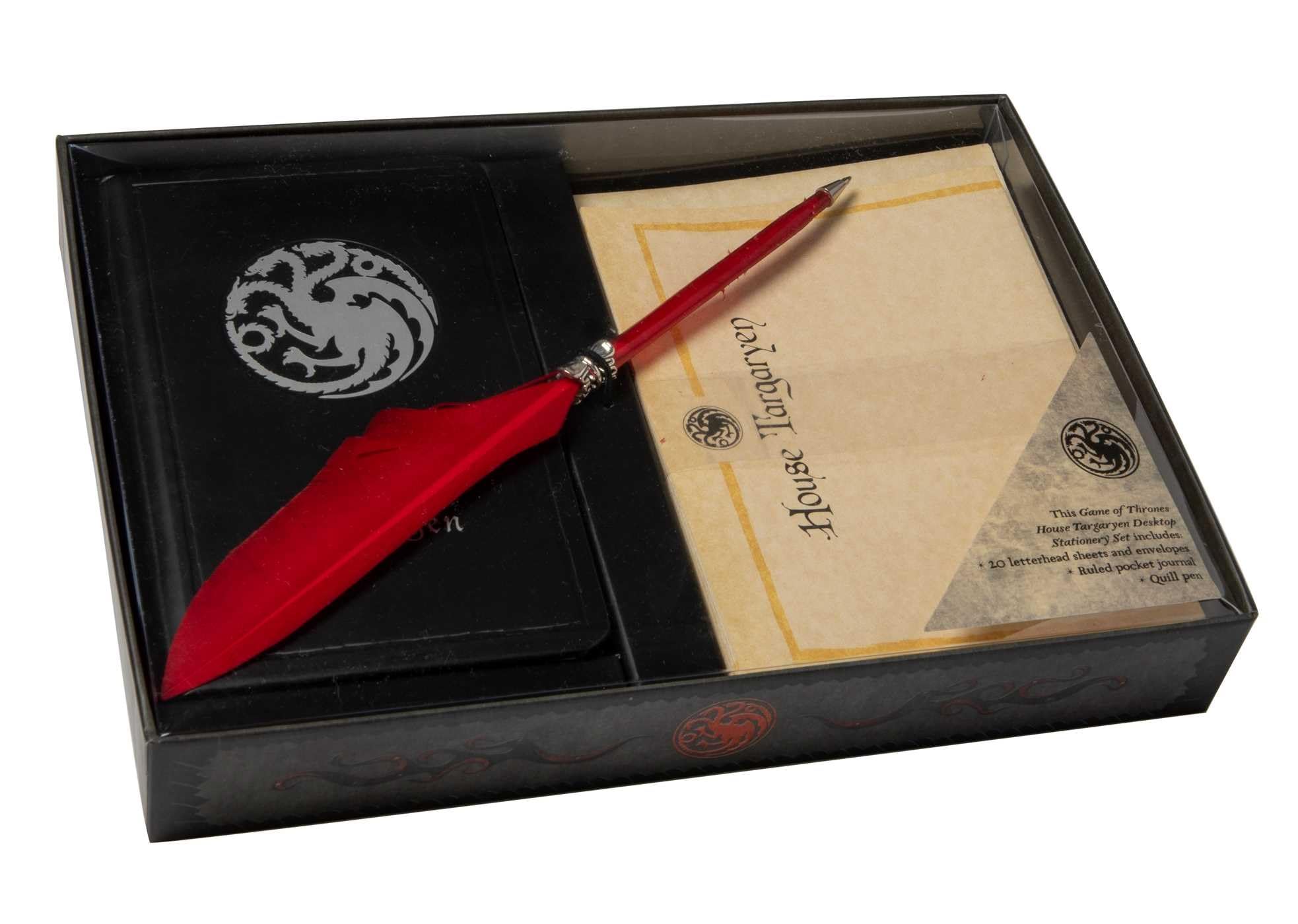 Game of Thrones: House Targaryen : Desktop Stationery Set (With Pen)