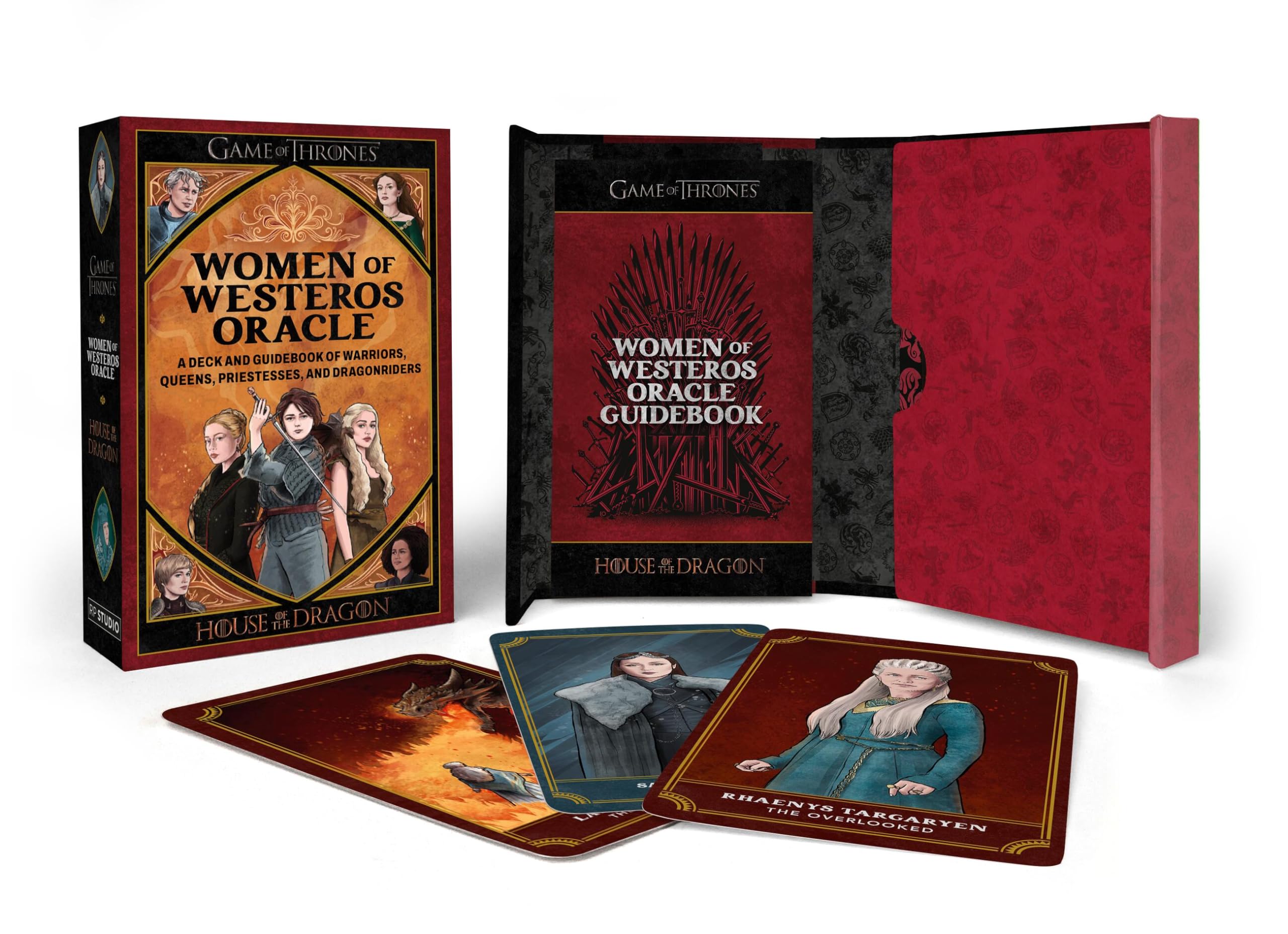 Game of Thrones & House of the Dragon: Women of Westeros Oracle : A Deck and Guidebook of Warriors, Queens, Priestesses, and Dragonriders - Sold by Witch, Please!