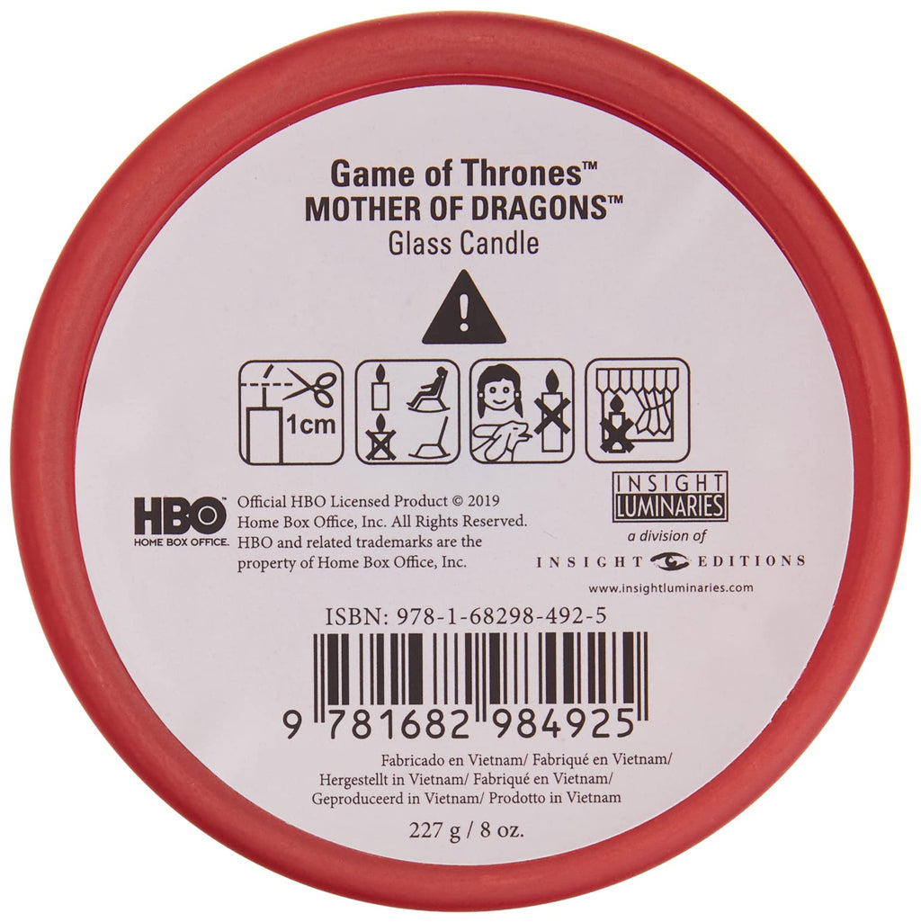 Game of Thrones: Mother of Dragons Glass Candle