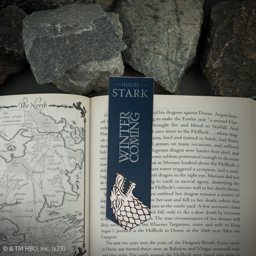 Game Of Thrones Stark Metal Bookmark