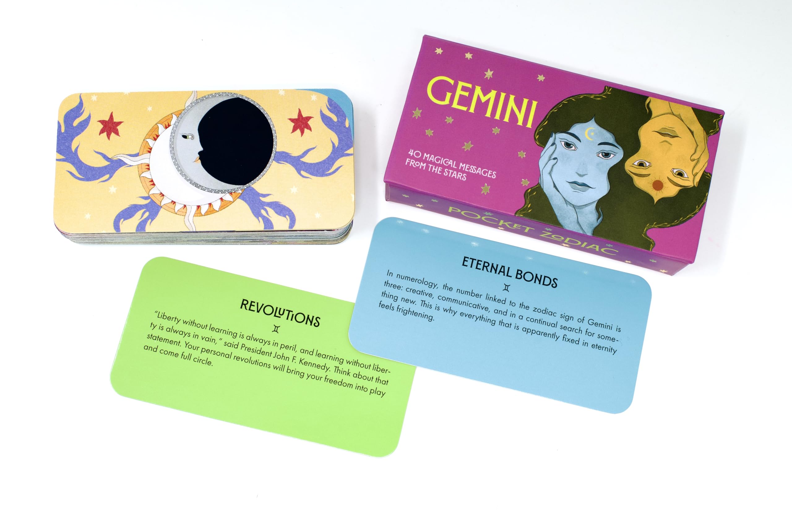 Gemini Pocket Zodiac Cards : 40 Magical Messages from the Stars - Sold by Witch, Please!