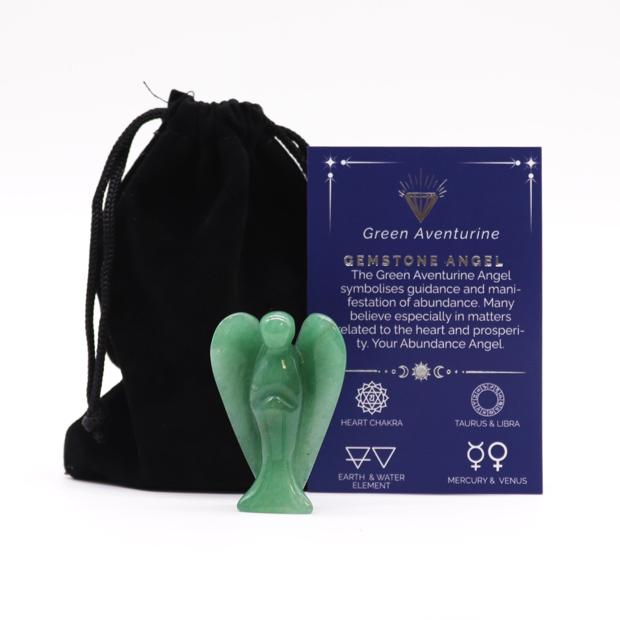 Gemstone Angel - Green Aventurine From Witch, Please!