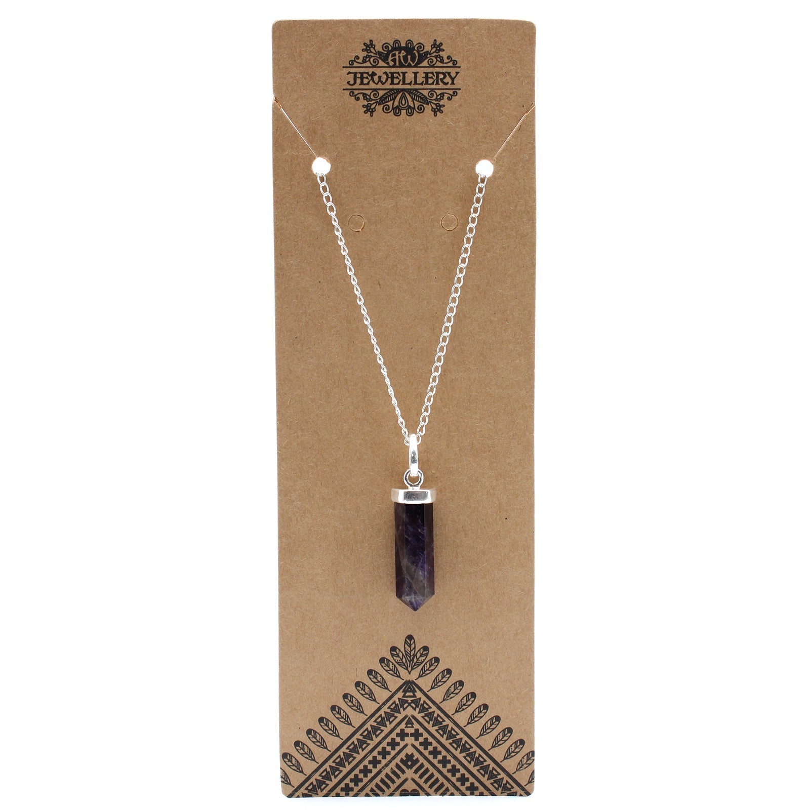 Gemstone Classic Point Pendant - Amethyst From Witch, Please!