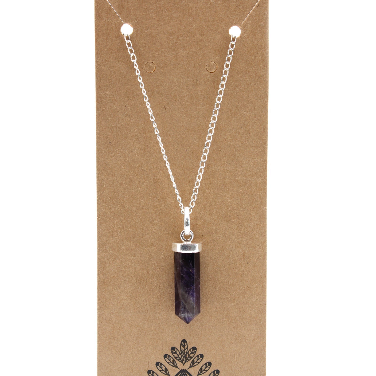 Gemstone Classic Point Pendant - Amethyst From Witch, Please!