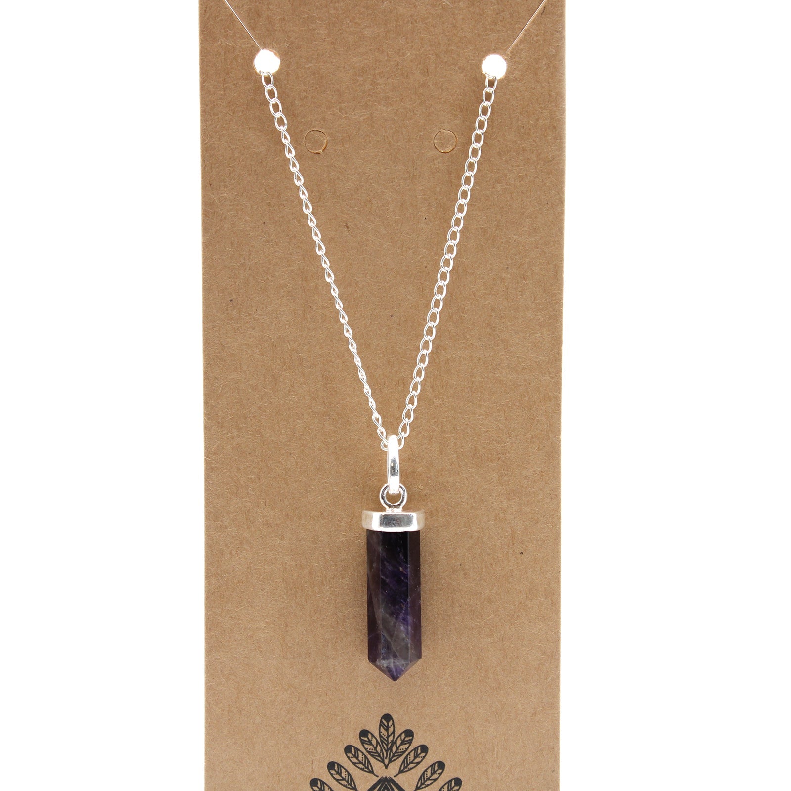 Gemstone Classic Point Pendant - Amethyst From Witch, Please!