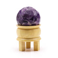 Gemstone Faceted Healing Ball & Stand - Amethyst From Witch, Please!