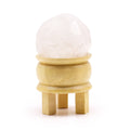 Gemstone Faceted Healing Ball & Stand - Rock Quartz From Witch, Please!