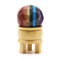 Gemstone Faceted Healing Ball & Stand - Seven Chakra From Witch, Please!