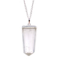 Gemstone Flat Pencil Pendant - Rock Quartz From Witch, Please!