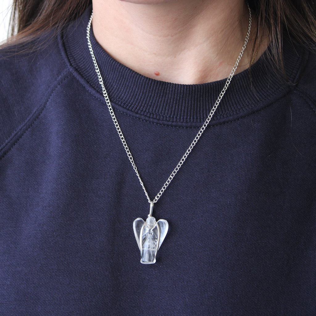 Gemstone Guardian Angel Pendant - Amethyst From Witch, Please!