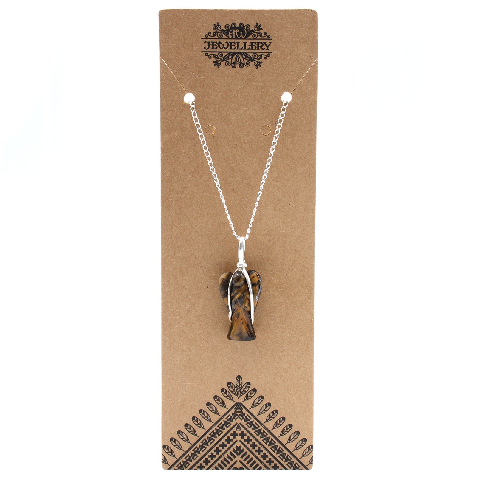 Gemstone Guardian Angel Pendant - Tiger Eye From Witch, Please!