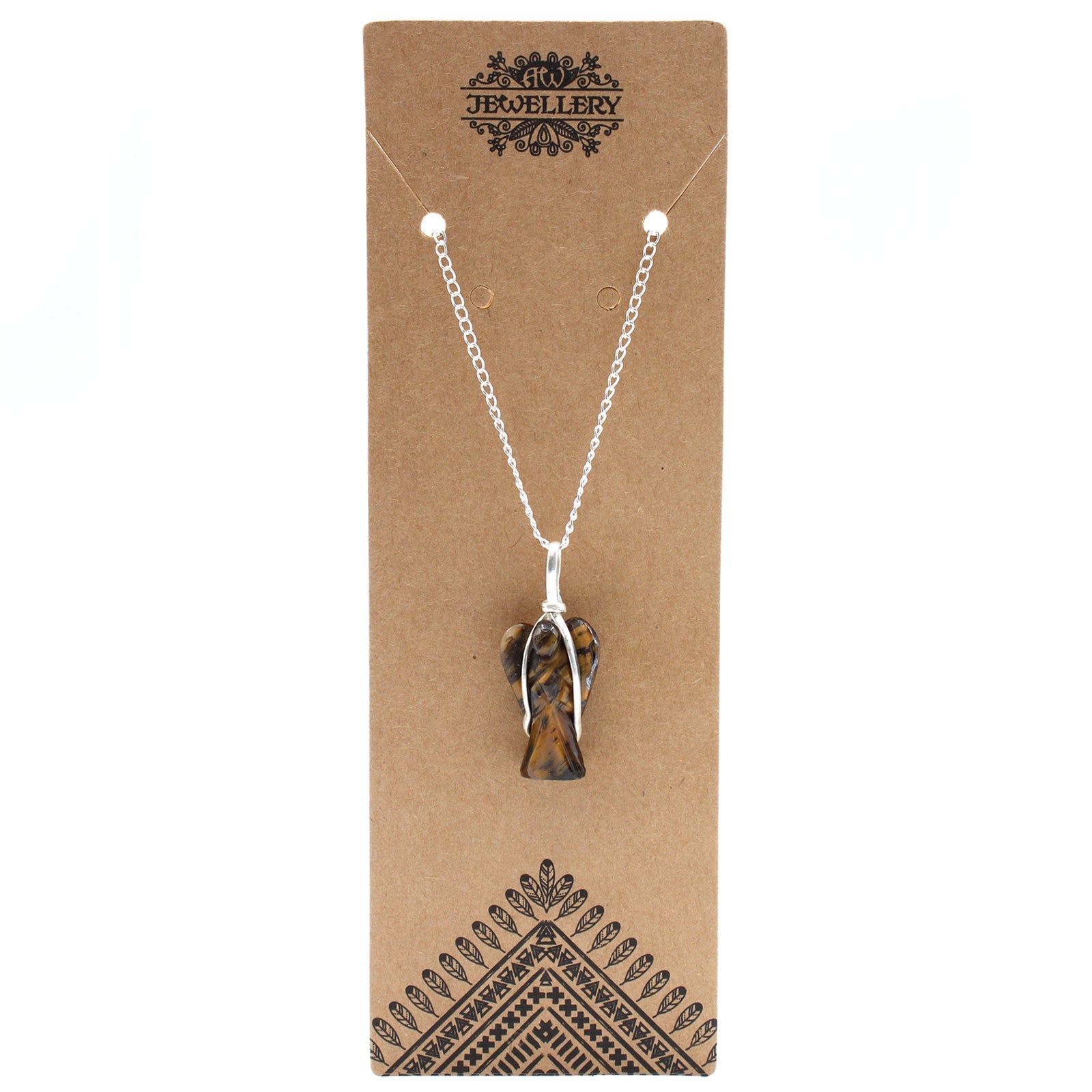 Gemstone Guardian Angel Pendant - Tiger Eye From Witch, Please!
