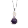Gemstone Healing Hands Pendant - Amethyst From Witch, Please!