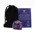 Gemstone Lrg Skull - Amethyst From Witch, Please!