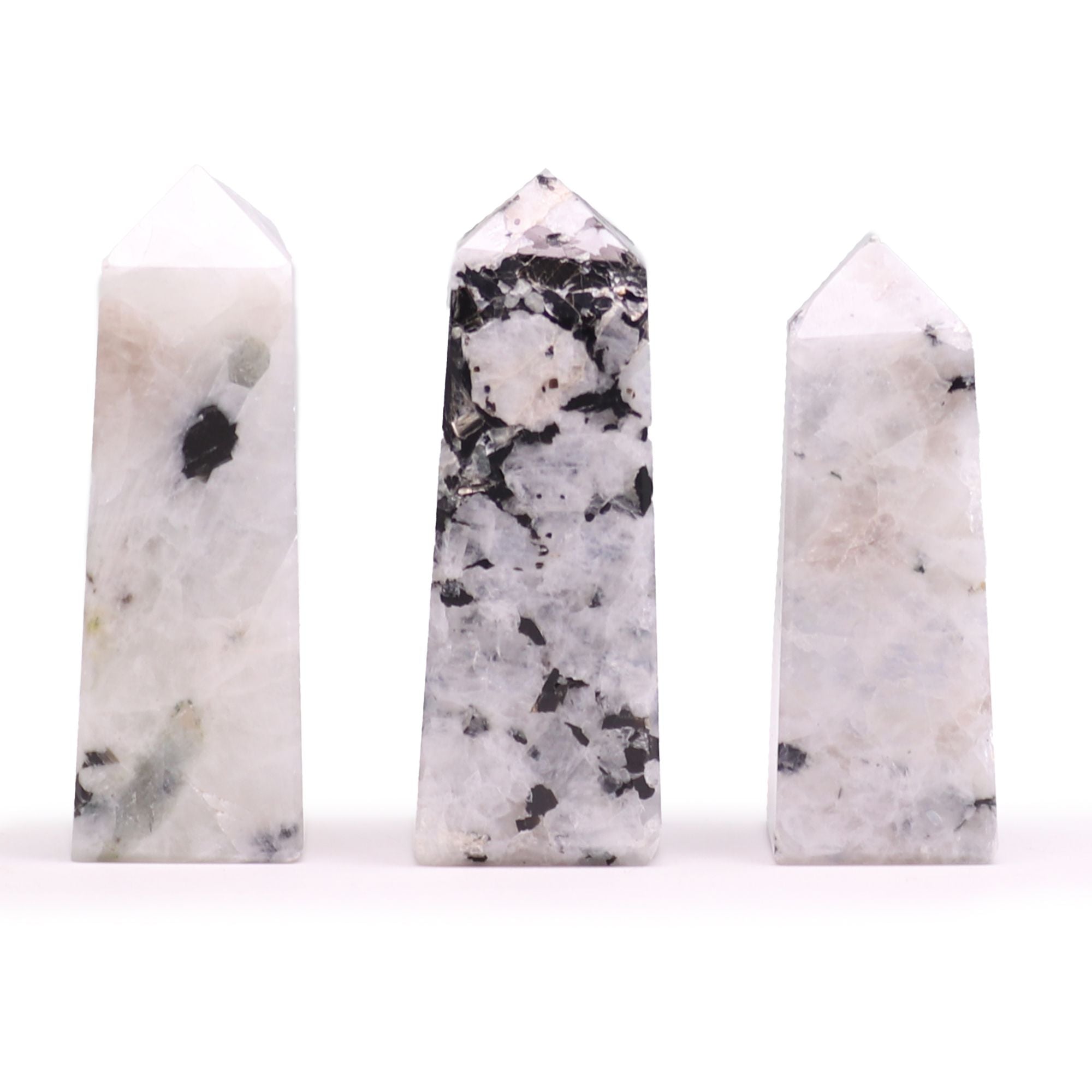 Gemstone Obelisk Point approx 5cm - Moonstone Points