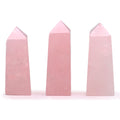 Gemstone Obelisk Point approx 5cm - Rose Quartz Points