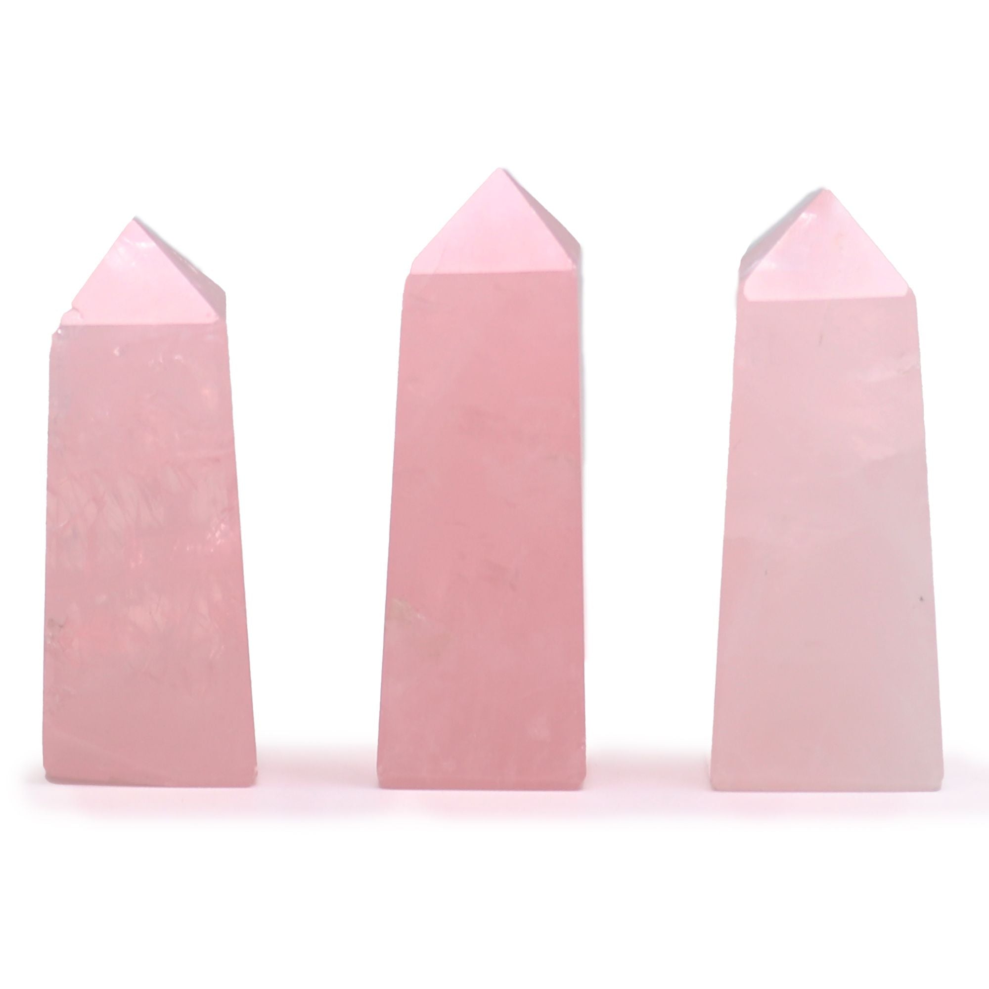Gemstone Obelisk Point approx 5cm - Rose Quartz Points