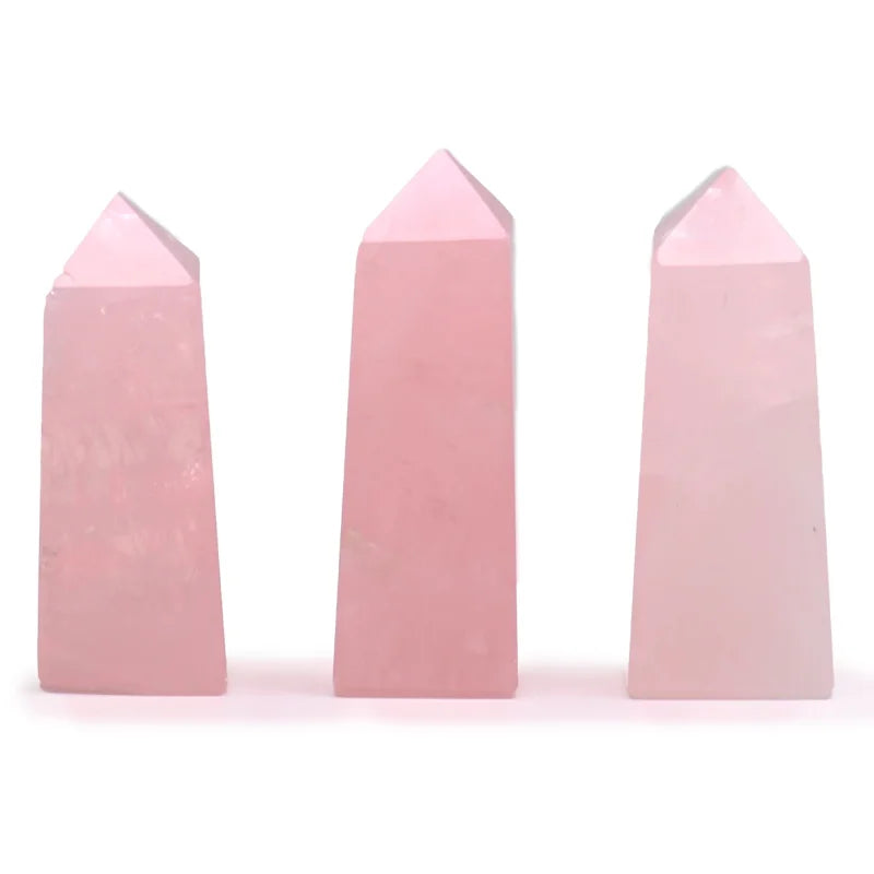 Gemstone Obelisk Point approx 5cm - Rose Quartz Points
