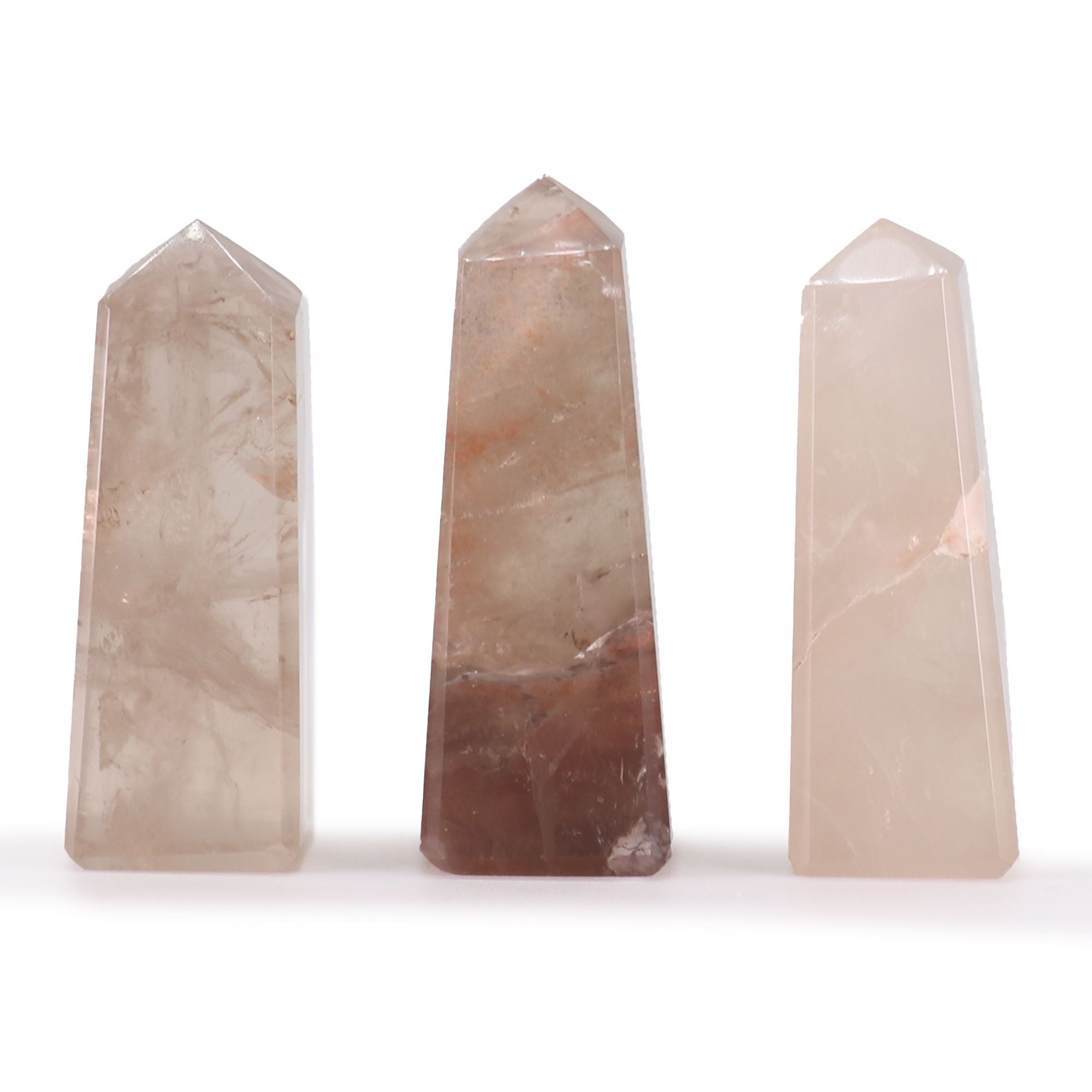 Gemstone Obelisk Point approx 5cm - Smokey Quartz Points