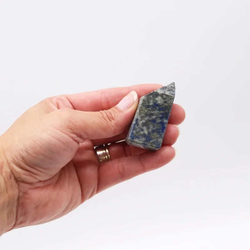 Gemstone Points approx 6cm (0.5KG) - Afghan Lapis (approx 8 pieces)