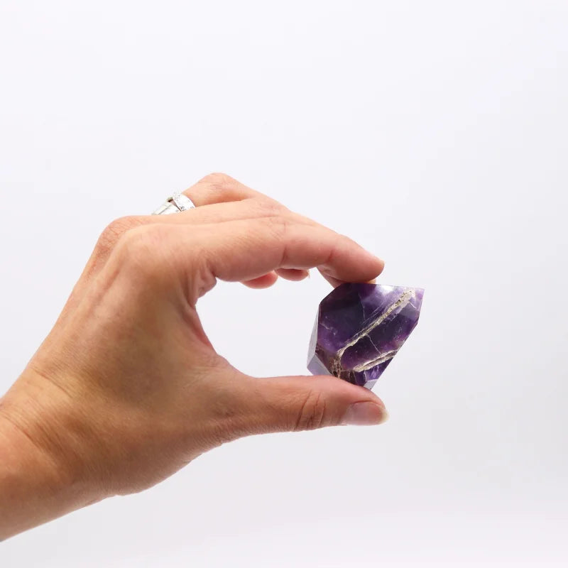 Gemstone Points approx 6cm (0.5KG) - African Amethyst (approx 8 pieces)