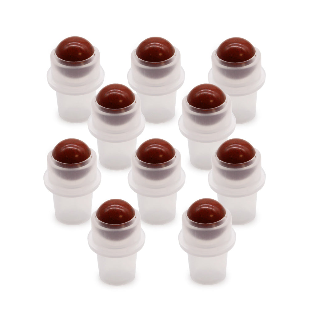 Gemstone Roller Tip for 5ml Bottle - Red Jasper From Witch, Please!