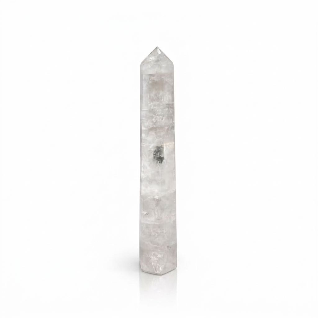 Gemstone Six Face Obelisk Poins approx 17cm - Rock Crystal Points