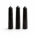 Gemstone Six Face Obelisk Point approx 11cm - Black Tourmaline Points