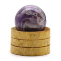 Gemstone Sphere 40mm - African Amethyst with Stand From Witch, Please!