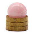 Gemstone Sphere 40mm - Rose Quartz with Stand From Witch, Please!