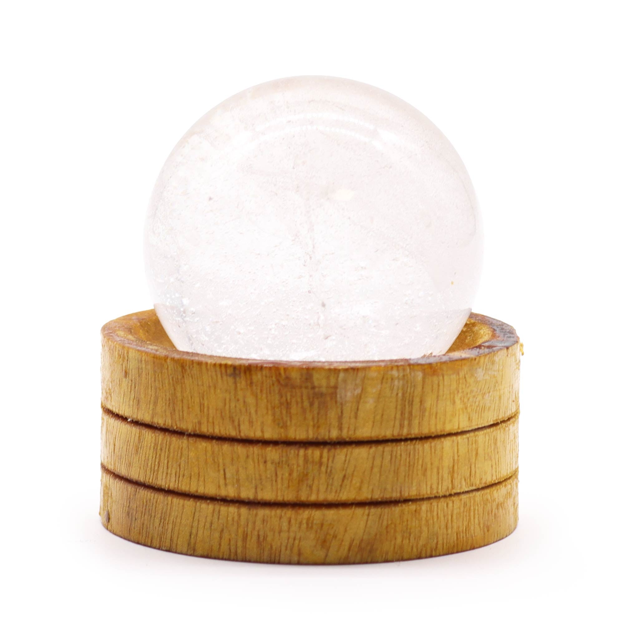 Gemstone Sphere 50mm - Clear Quartz with Stand From Witch, Please!