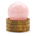Gemstone Sphere 50mm - Rose Quartz with Stand From Witch, Please!
