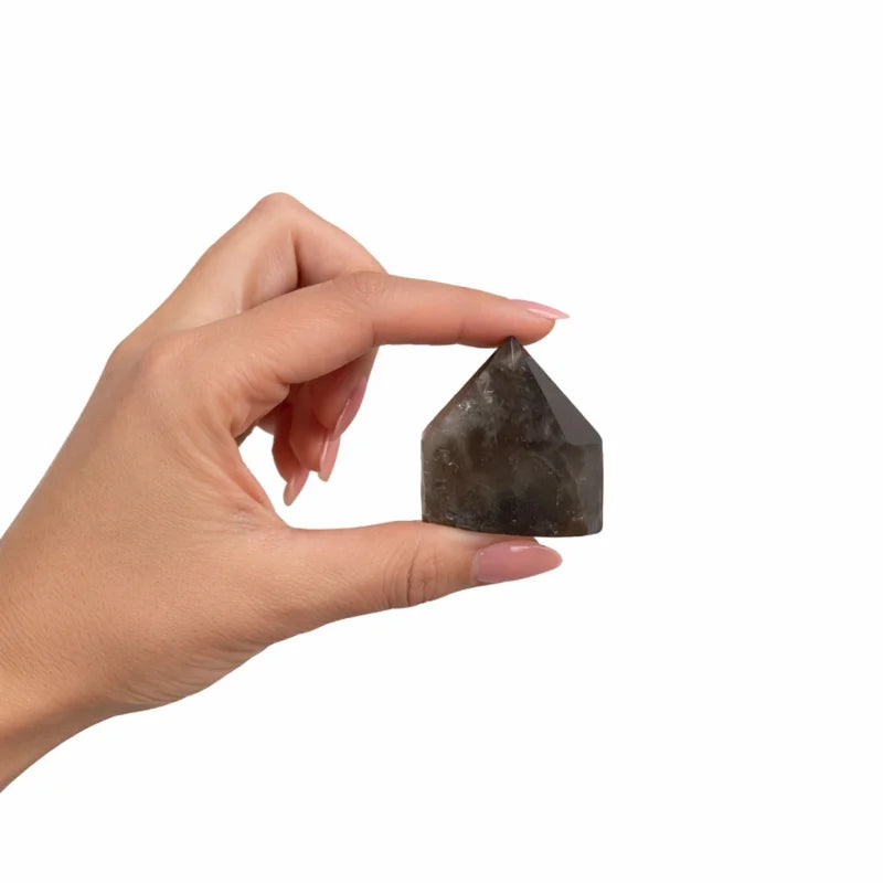 Gemstone Top Polished Points - Smoky Quartz (approx 5-6 pieces)