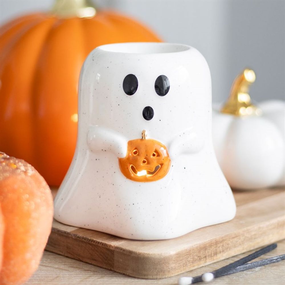 Ghost Shaped Oil Burner with Pumpkin From Witch, Please!