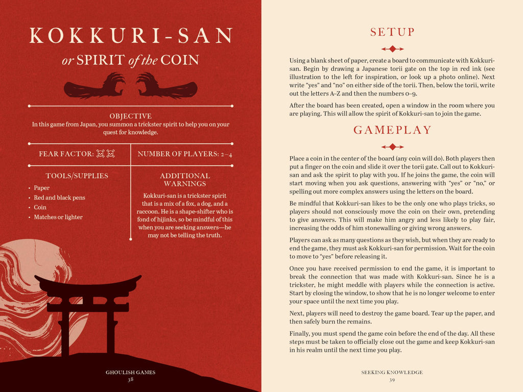 Ghoulish Games : Dark Rituals and Supernatural Challenges from Around the World