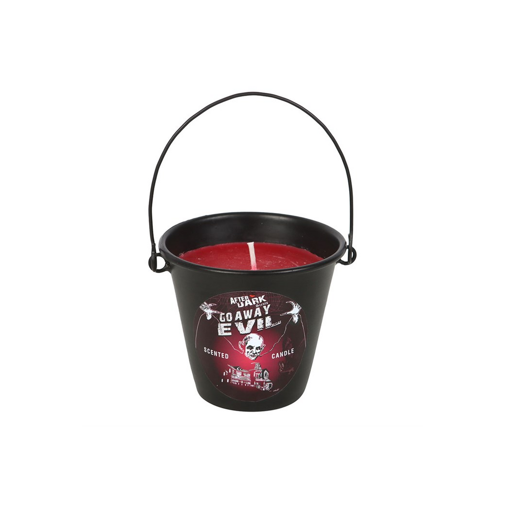 Go Away Evil Candle Bucket From Witch, Please!