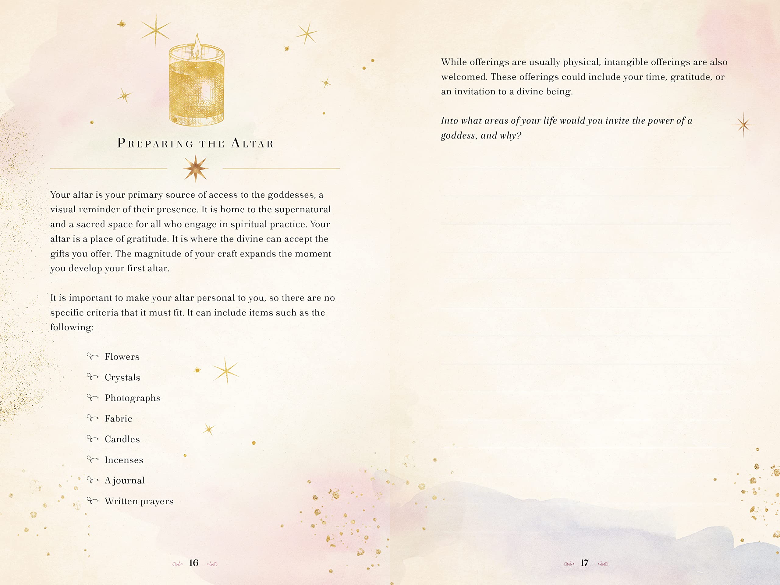 Goddess Magic Journal : Spells, Rituals, and Writing Prompts to Harness the Power of the Goddess Within Volume 15